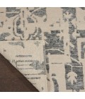 Nourison Silk Shadows Ivory Grey SHA19 2 ft. X 3 ft. Rect. Rug