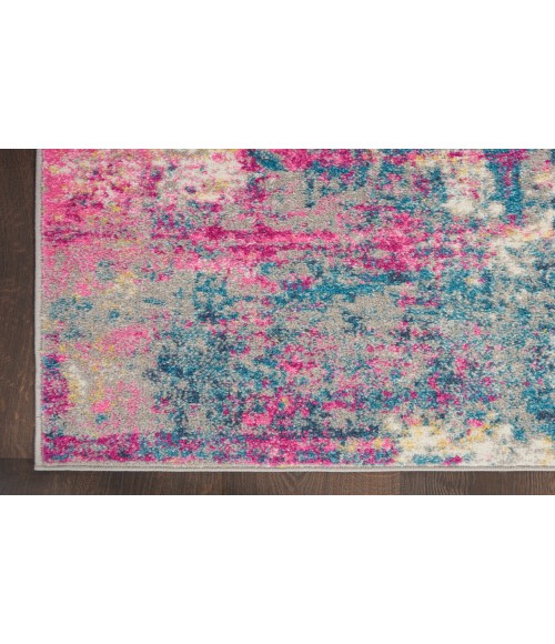 Nourison Passion Ivory Multicolor PSN36 4 ft. Square Rug