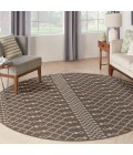 Nourison Positano Natural POS02 6 ft. X Round Rug