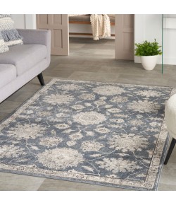 Nourison Concerto Blue Beige CNC06 5 ft. 3 in. X 7 ft. 3 in. Rect. Rug