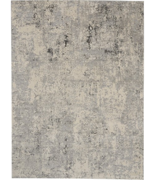 Nourison Rustic Textures Area Rug RUS07-Grey/Beige