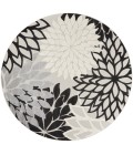 Nourison Aloha Area Rug ALH05-Black White