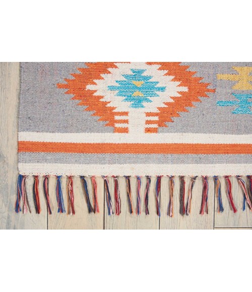 Nourison Baja Area Rug BAJ03-Ivory/Grey