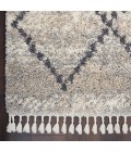 Nourison Scandinavian Shag Silver Grey SCN01 7 ft. 10 in. X 10 ft. 6 in. Rect. Rug
