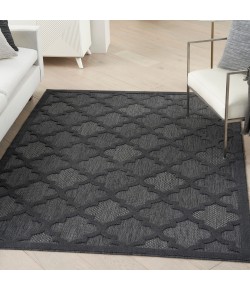 Nourison Easy Care - Nes01 Charcoal Black Area Rug 4 ft. X 6 ft. Rectangle