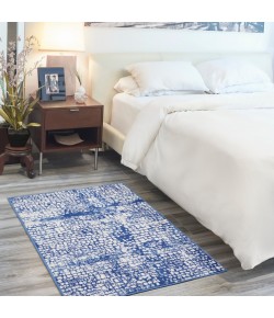 Nourison Whimsicle - Whs07 Ivory Navy Area Rug 3 ft. X 5 ft. Rectangle