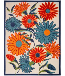 Nourison Aloha - Alh33 Multicolor Area Rug 7 ft. X 10 ft. Rectangle