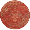 Nourison Somerset - St90 Brick Area Rug 5 ft. 6 X Round