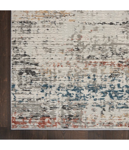 Nourison Rustic Textures Area Rug RUS14-Light Grey Multi