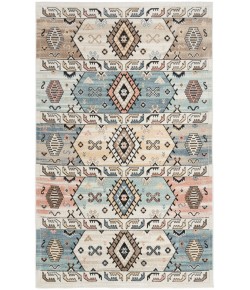 Nourison Washable Decor Ivory Multicolor WSD01 6 ft. 7 in. X 9 ft. Rectangle Rug