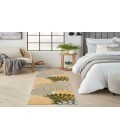 Nourison Aloha Green Multicolor ALH05 2 ft. 3 in. X 8 ft. Rectangle Rug