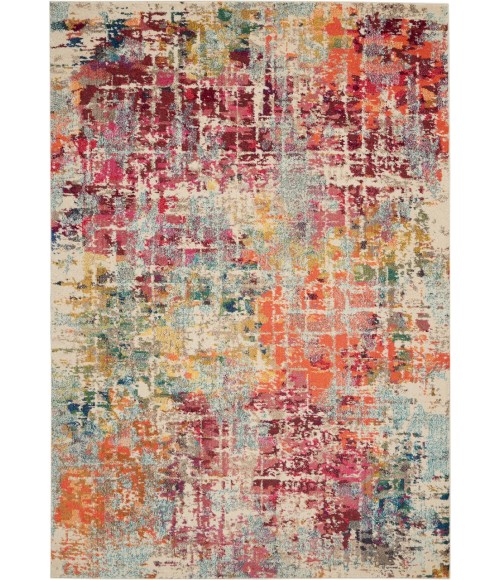 Nourison Celestial Area Rug CES13-Pink/Multicolor