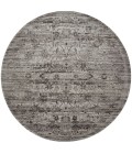Nourison Twilight Round Area Rug TWI01 Silver 8' Round