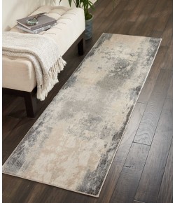 Nourison Maxell - Mae13 Ivory Grey Area Rug 2 ft. 2 X 7 ft. 6 Rectangle