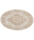 Nourison Grafix Ivory Beige GRF14 4 ft. Round Rug