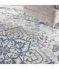 Elation Area Rug Nourison Elation Area Rug ETN10 Ivory Blue 7'10" x 9'10"