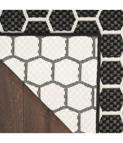 Nourison Twist Reversible Black TWS01 6 ft. X 9 ft. Rect. Rug