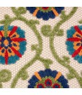 Nourison Aloha Area Rug ALH19-Blue/Multicolor
