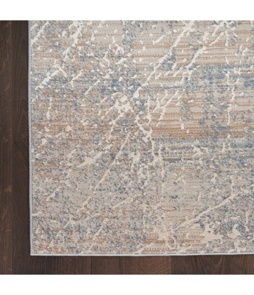 Nourison Splendid Beige Blue SLD02 5 ft. 3 in. X 7 ft. 3 in. Rect. Rug