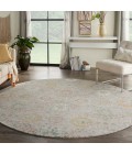 Nourison Twilight Round Area Rug TWI13 Grey/Multi 8' Round