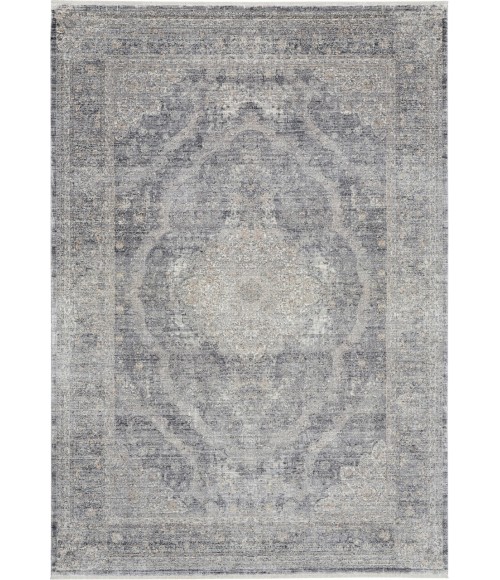 Nourison STARRY NIGHTS Area Rug Nourison Starry Nights Area Rug STN05-Charcoal/Creme