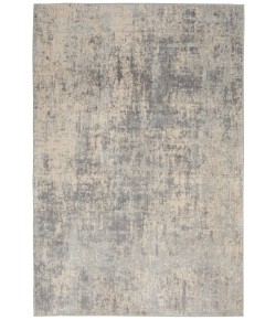 Nourison Home Rustic Textures RUS01 Ivory/Silver 3 ft. 11 in. X 5 ft. 11 in. Area Rug