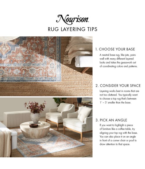 Nourison Natural Jute Bleached NJT01 2 ft. 3 in. X 12 ft. Rectangle Rug