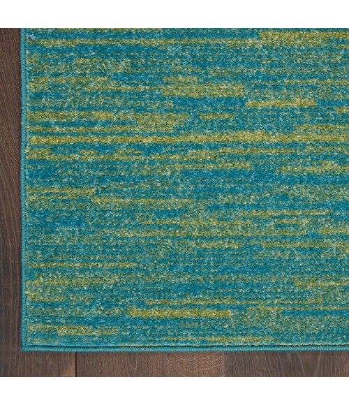Nourison Essentials Blue Green Area Rug NRE01-Blue Green