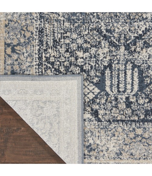 kathy ireland Home Malta Area Rug MAI12-Navy/Ivory