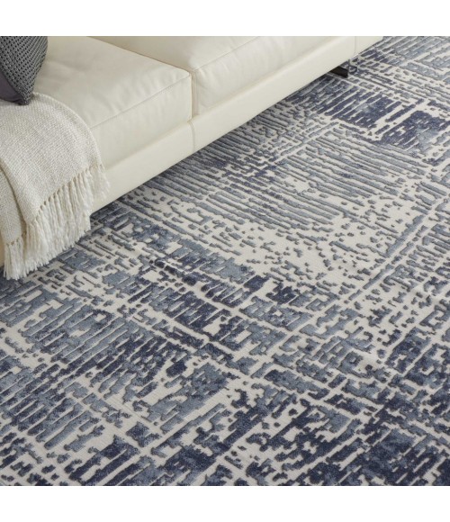 Nourison URBAN DECOR Area Rug Nourison Urban Decor Area Rug URD01-Slate/Ivory