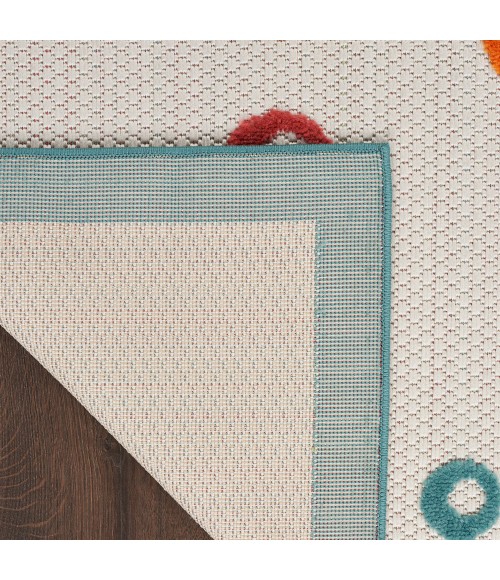 Nourison Aloha Area Rug ALH27 Teal Multi