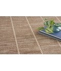 Nourison Serenity Home Mocha Ivory SRH05 2 ft. 2 in. X 7 ft. 6 in. Rectangle Rug