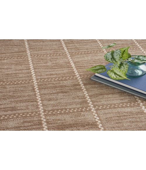 Nourison Serenity Home Mocha Ivory SRH05 2 ft. 2 in. X 7 ft. 6 in. Rectangle Rug