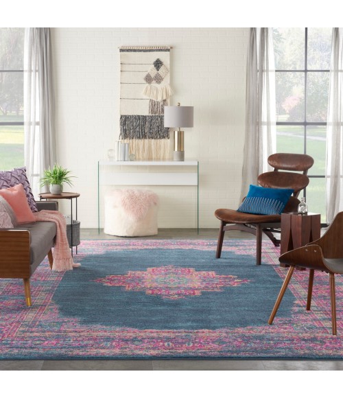 Passion Area Rug Nourison Passion Area Rug PSN03 Blue 12' x 18'