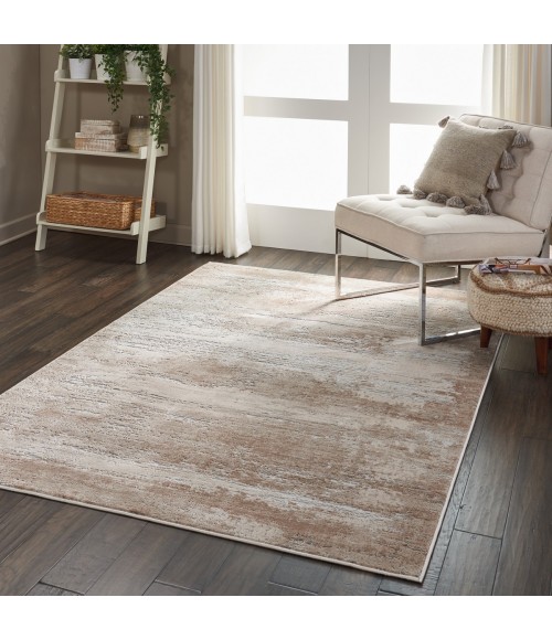 Nourison Rustic Textures Beige RUS03 6 ft. X 9 ft. Rect. Rug