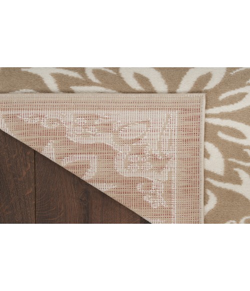 Nourison Jubilant Taupe JUB06 2 ft. X 4 ft. Rectangle Rug