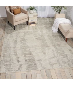 Nourison Ellora - Ell01 Ivory Grey Area Rug 8 ft. 6 X 11 ft. 6 Rectangle