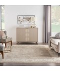 Nourison Aldora Silver Rug ALD01 2 ft. X 3 ft. Rect. - Rugs Town Nourison Aldora Silver ALD01 2 ft. X 3 ft. Rect. Rug