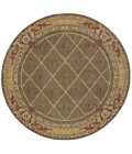 Nourison Ashton House Round Area Rug AS03-Cocoa
