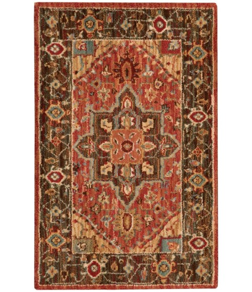 Nourison Living Treasures Area Rug LI01-Rust