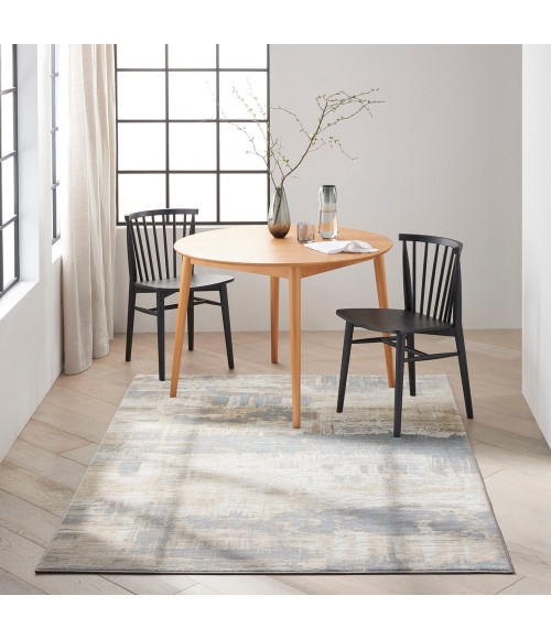Calvin Klein Enchanting Area Rug ECH02 Ivory/Seaglass