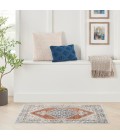 Nourison Astra Machine Washable Area Rug ASW11 Grey/Multi