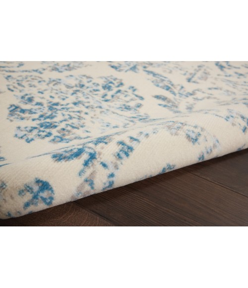 Nourison Jubilant Area Rug JUB09-Ivory/Blue