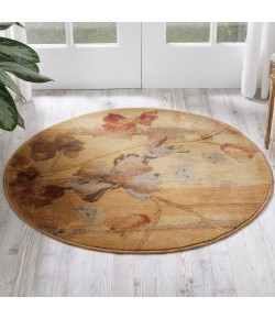 Nourison Somerset - St18 Beige Area Rug 3 ft. 6 in. X Round