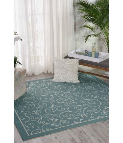 Nourison Home & Garden - Rs019 Light Blue Area Rug 8 ft. 6 X Square