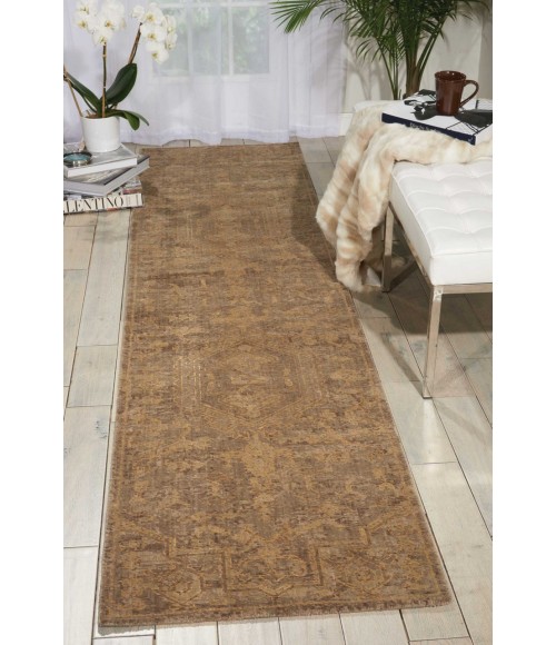 Nourison Silken Allure Runner Area Rug SLK15-Taupe