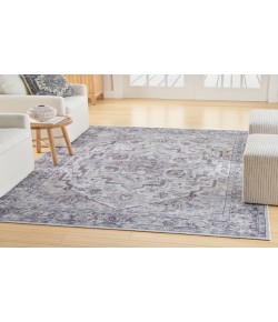 Nicole Curtis Machine Washable Series 1 Ivory Beige SR101 4 ft. X 6 ft. Rectangle Rug