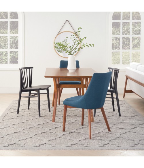 Nourison Easy Care Area Rug NES01 Silver Grey