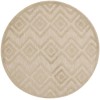 Nourison Home Versatile Cream NRV01 4 ft. Round Rug
