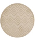 Nourison Home Versatile Cream NRV01 4 ft. Round Rug